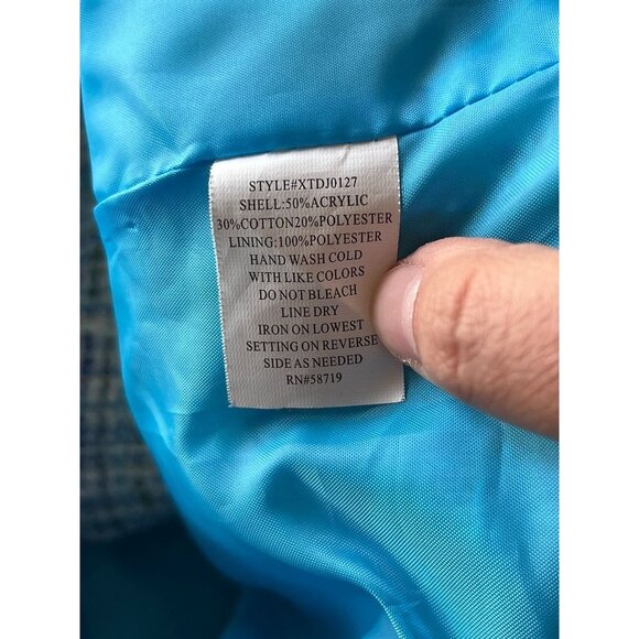 EUC NY Collection Womens Tweed Jacket - Picture 5 of 8